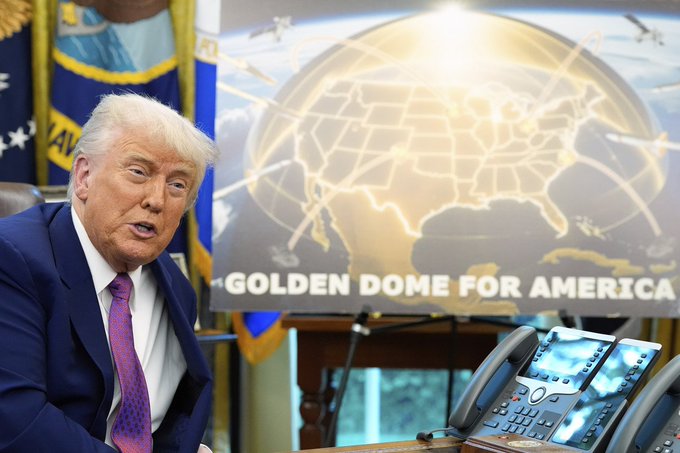 Ipinakilala ni Trump ang "Golden Dome" Missile Defense System!